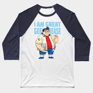 Great Geek Grease Baseball T-Shirt